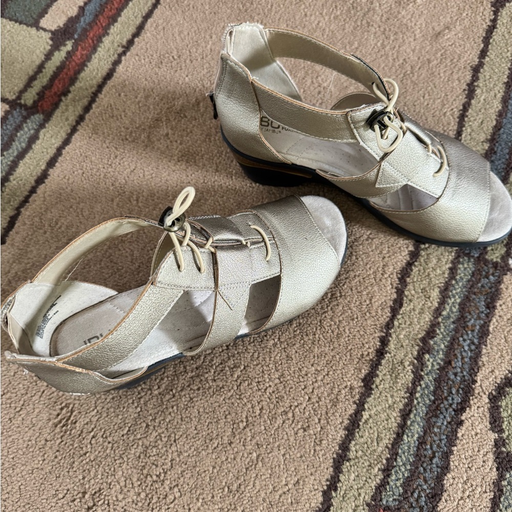 Jambu Tan Colored Sandals with Adjustable Closure